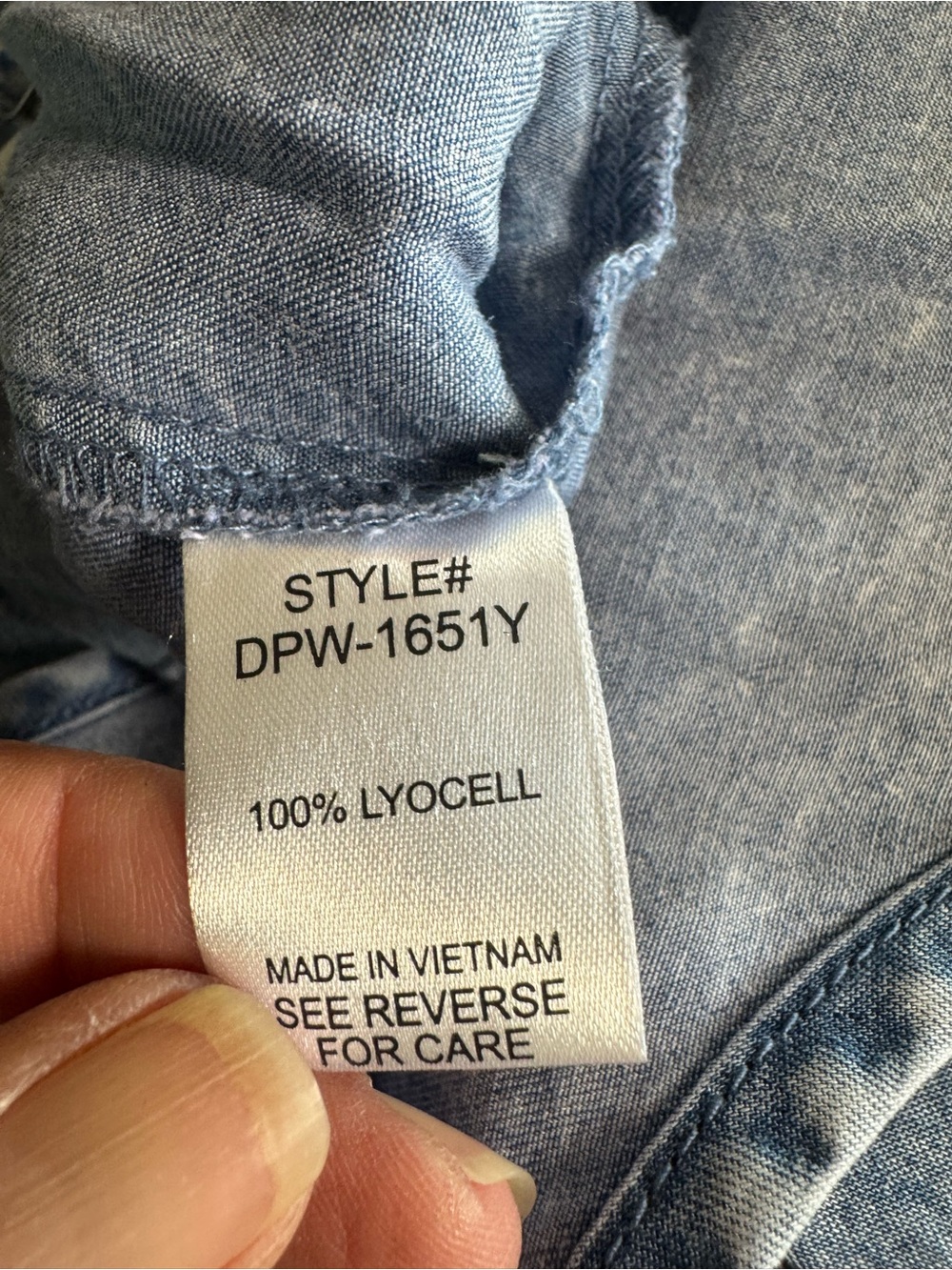 NWOT Zenana Lyocell Acid Washed Jumpsuit - Picture 8 of 9